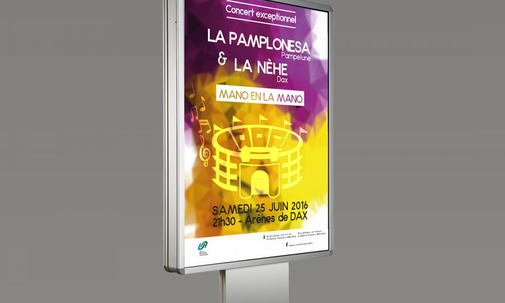 Affiche du concert de l’harmonie la Néhe – Dax Affiche du concert de l’harmonie la Néhe – Dax